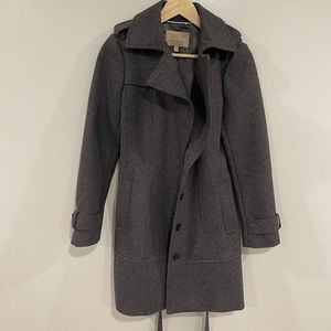 Banana Republic Trench Coat in Charcoal Sz 6